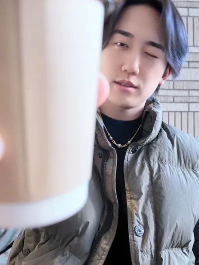 リョウガとコーヒーを飲みながら